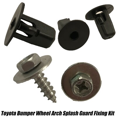 6x Wheel Arch Splash Guard Under Tray Screws Grommet Clips for Toyota – ADL Components 6x Wheel Arch Splash Guard Under Tray Screws Grommet Clips for Toyota – ADL Components