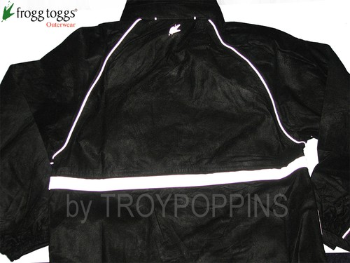 1-FROGG TOGGS RAIN GEAR-FT63532-01 CHAQUETA NEGRA MUJER ROAD SAPO DULCE DESGASTE "T" - Imagen 5 de 5