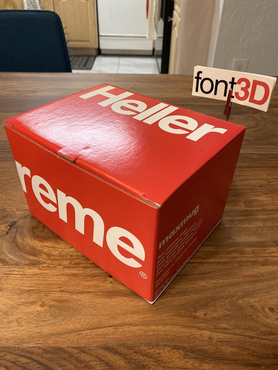 Supreme x Heller Mugs (Set Of 2) - Red - SS20 - BRAND NEW | eBay