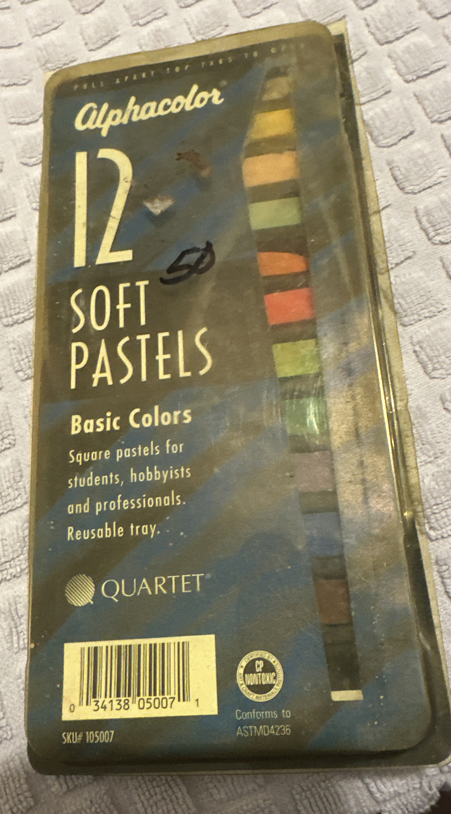 Alphacolor 12 Soft Pastels Basic Colors by Quartet, Vintage eBay