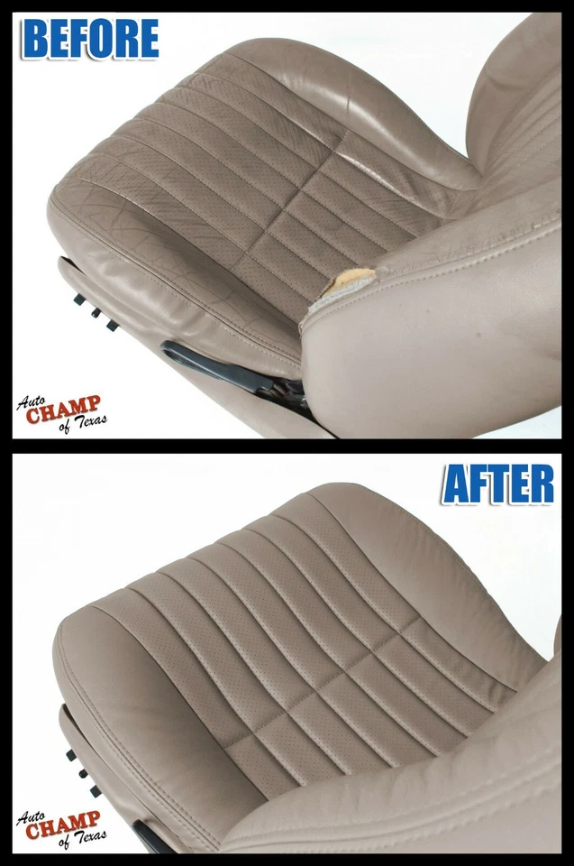 Pontiac Firebird 1994 transmisión automática asiento trasero inclinado cubierta de asiento de cuero blanco Foto 3 de 4