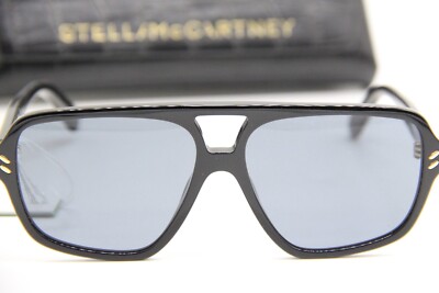 NEW STELLA MCCARTNEY SC40034I 01A BLACK AUTHENTIC SUNGLASSES  display picture 3