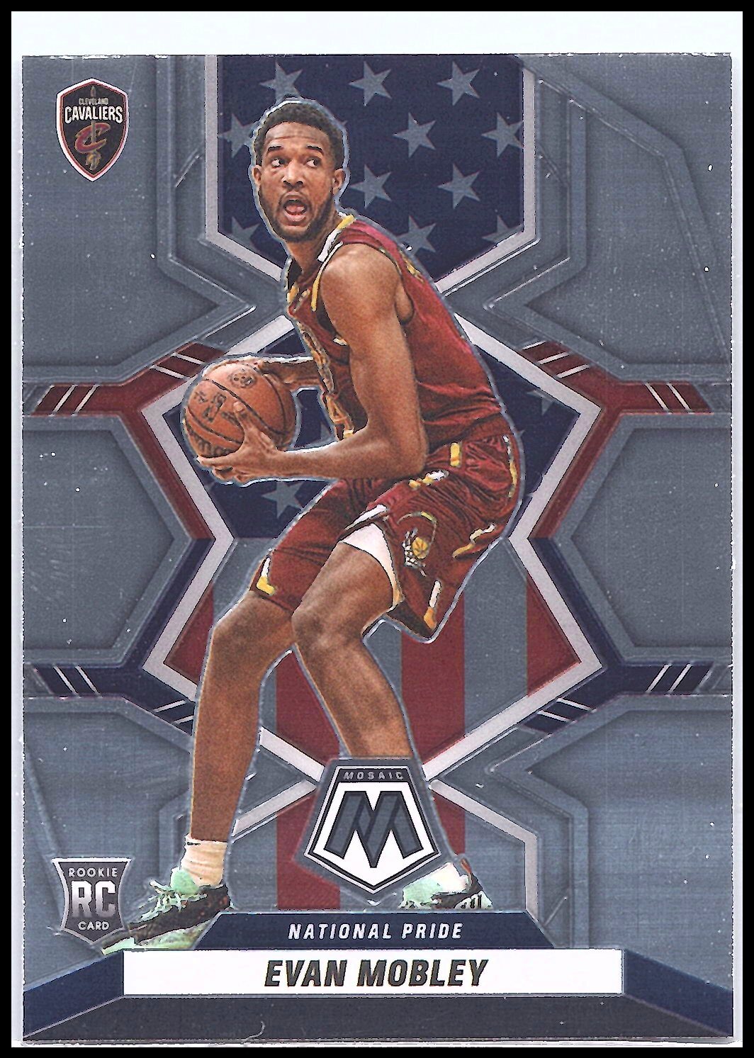 2021 Panini Mosaic #258 Evan Mobley