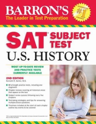 Barron's SAT Subject Test in U.S. Hi- 1438003110, paperback, Kenneth Senter, new
