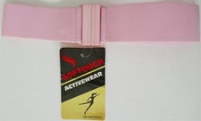 VTG NWT SOFTOUCH Activewear Pink Stretch Belt OS USA 1980s Jane Fonda SOFT TOUCH