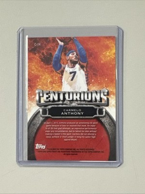 2024-25 Topps Finest Carmelo Anthony Centurions SP | eBay