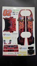 2009 02 Brandon Ash Efusjon Dodge Charger NASCAR 1/64 Peel StickDecals