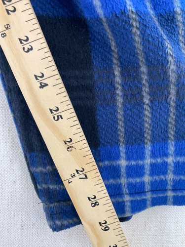 Perry Ellis Portfolio Sleepwear Pajama Pants Mens XL Blue Plaid Elastic Waist - 第 5/8 張圖片