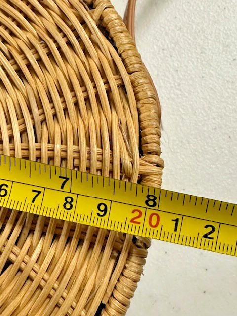 Universal Thread Round Wicker Boho Ratan Purse Na… - image 9