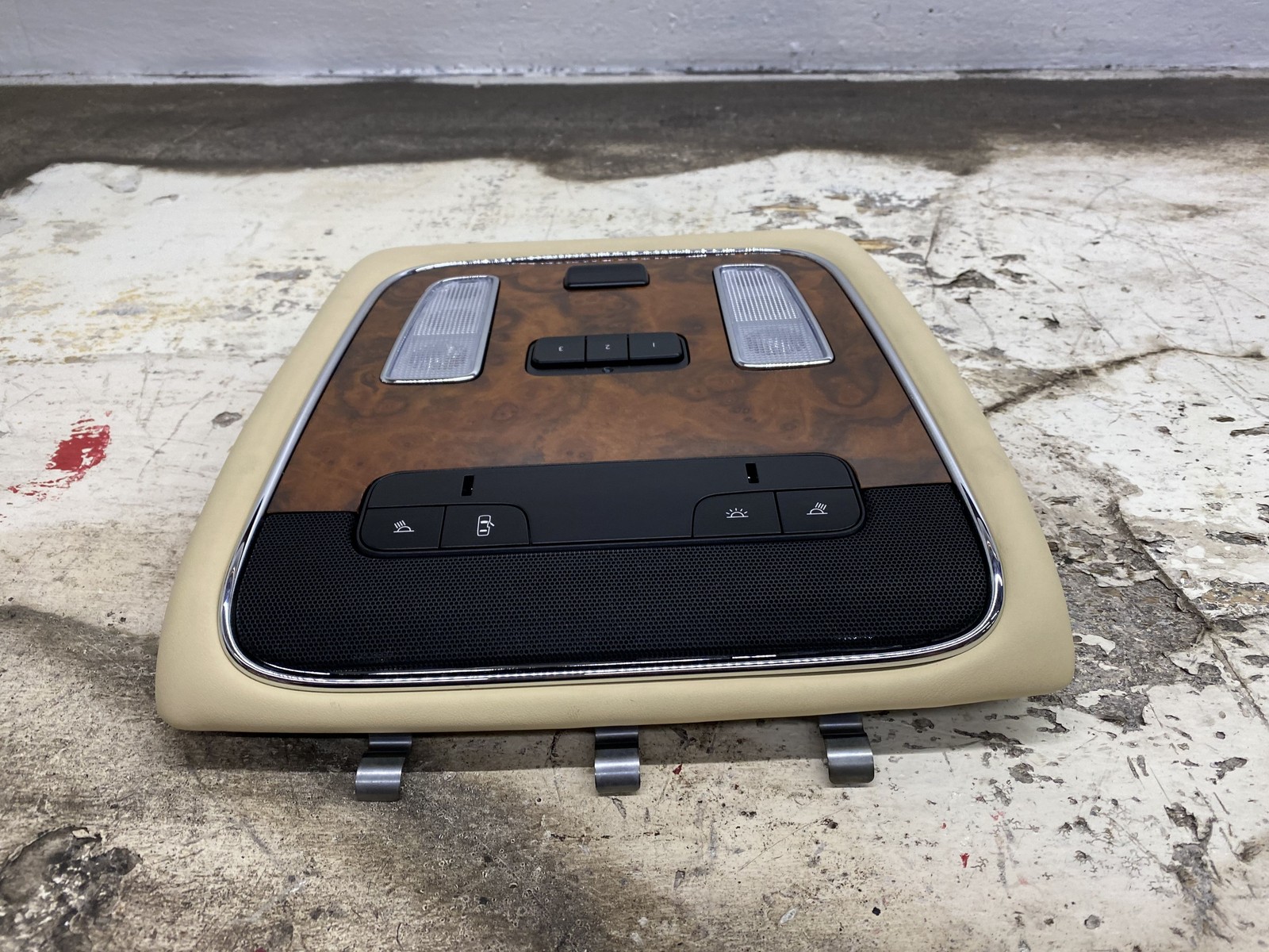 2010-2020 BENTLEY MULSANNE OEM FRONT ROOF CONSOLE DOME LIGHT LAMP SWITCH PANEL