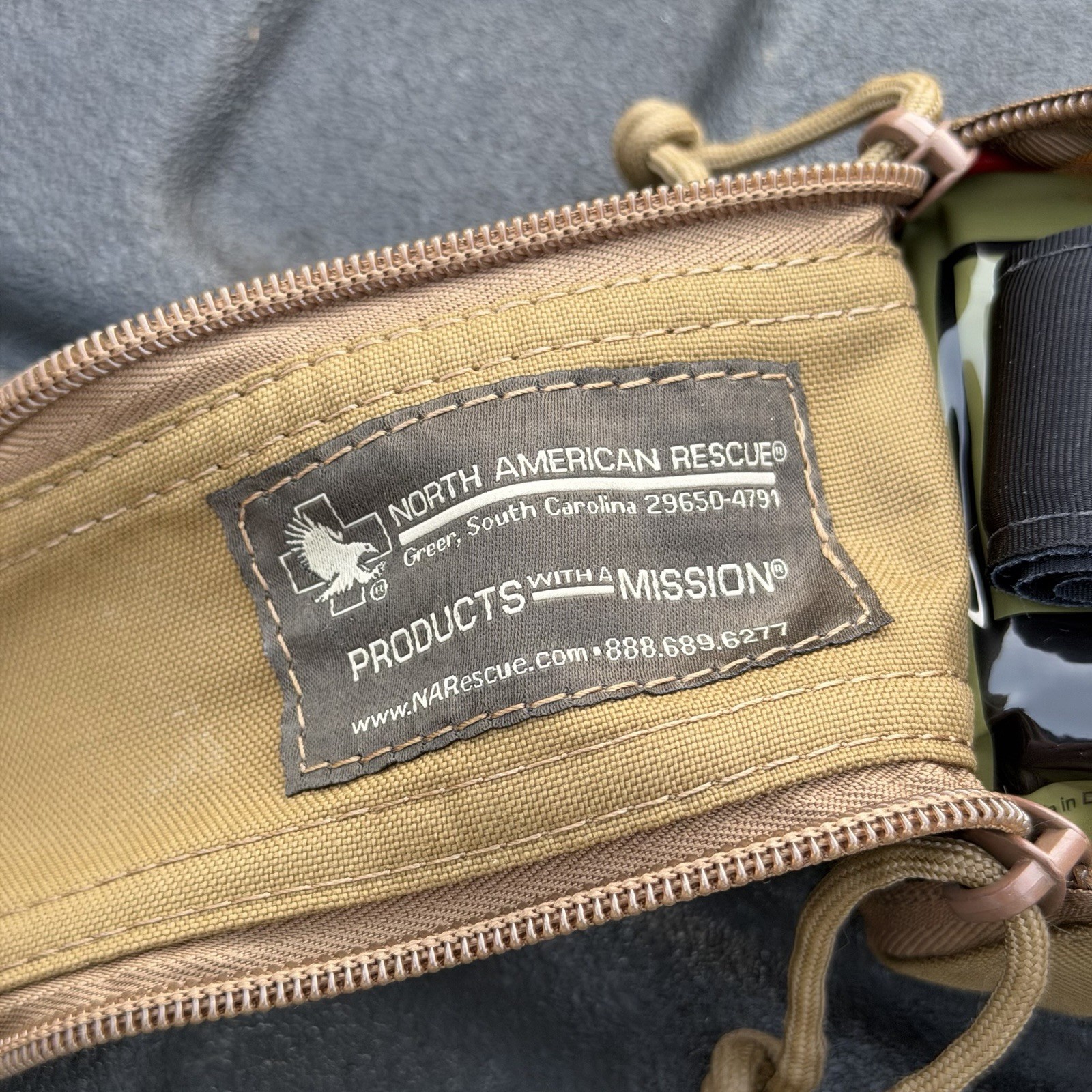 NAR Eagle IFAK w/ Combat Gauze Level & Advanced Level Supplies Medical Coyote