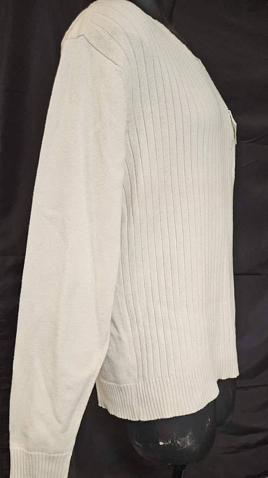 Marc Ecko Cut sew Mens 2xl Sweater Ivory Beige Foto 3 de 4