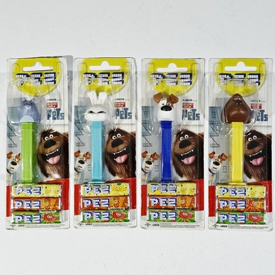 Illumination 2016 PEZ Spender Full Set THE SECRET LIFE OF PETS Neu Snowball Duke