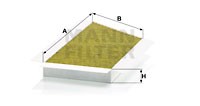 Image of New Filter, interior air for PEUGEOT:206+,206 CC,206 SW,206 Van,206 Saloon