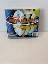 NIP NEW Compact Disc Jewel Case 3 Pack CD Cases Sealed