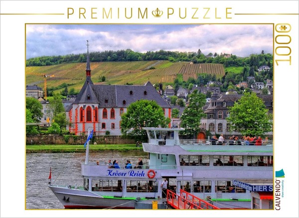 Calvendo Puzzle Blick Auf Bernkastel-Kues | 1000 Teile Lege-GrößE 64 × 48 Cm Fot-image