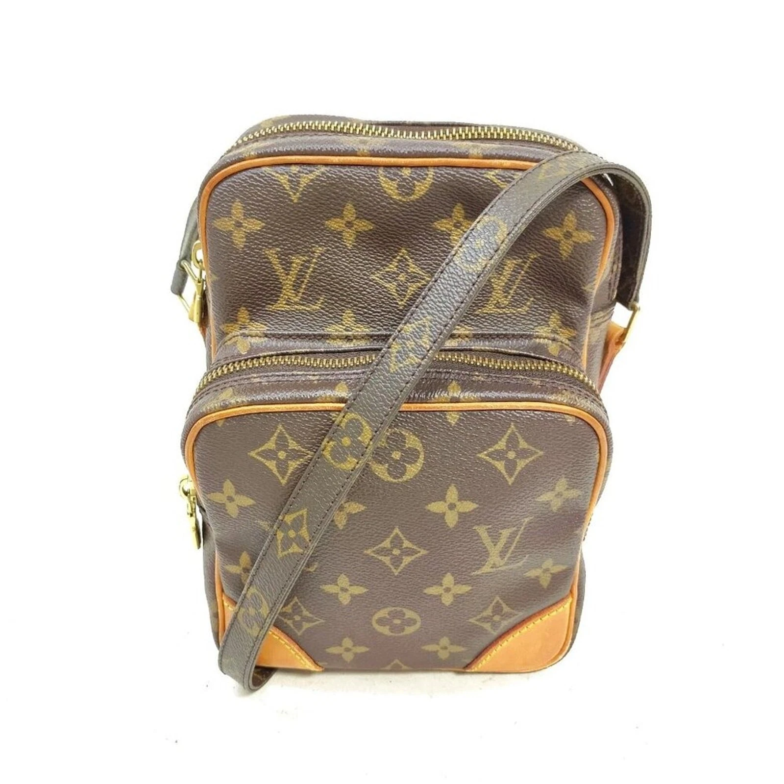 Authentic Louis Vuitton Amazon Brown Monogram Crossbody 194-112025