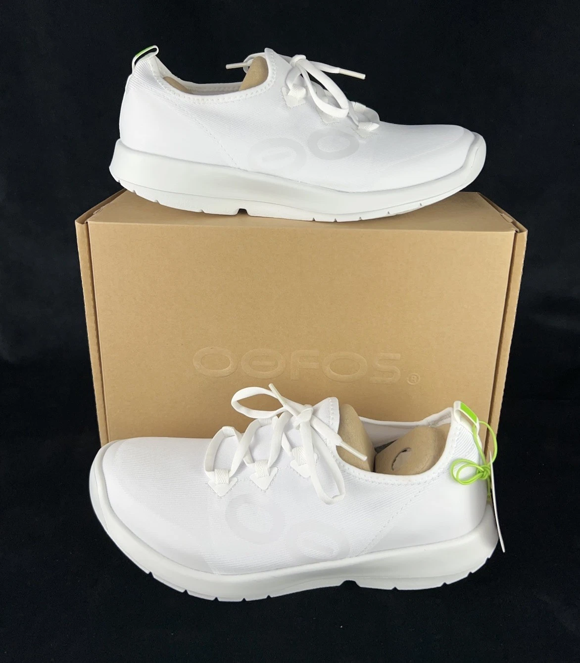 NEW Oofos Oomg Running Recovery Sport Low Mens Shoes Sneakers White #5086