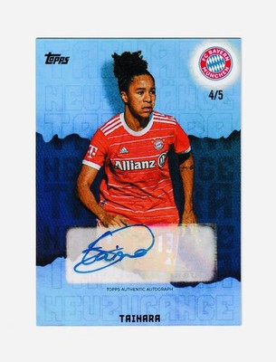 2022-23 Topps Bayern München Women s Team Set - Tainara Rainbow Autograph /5
