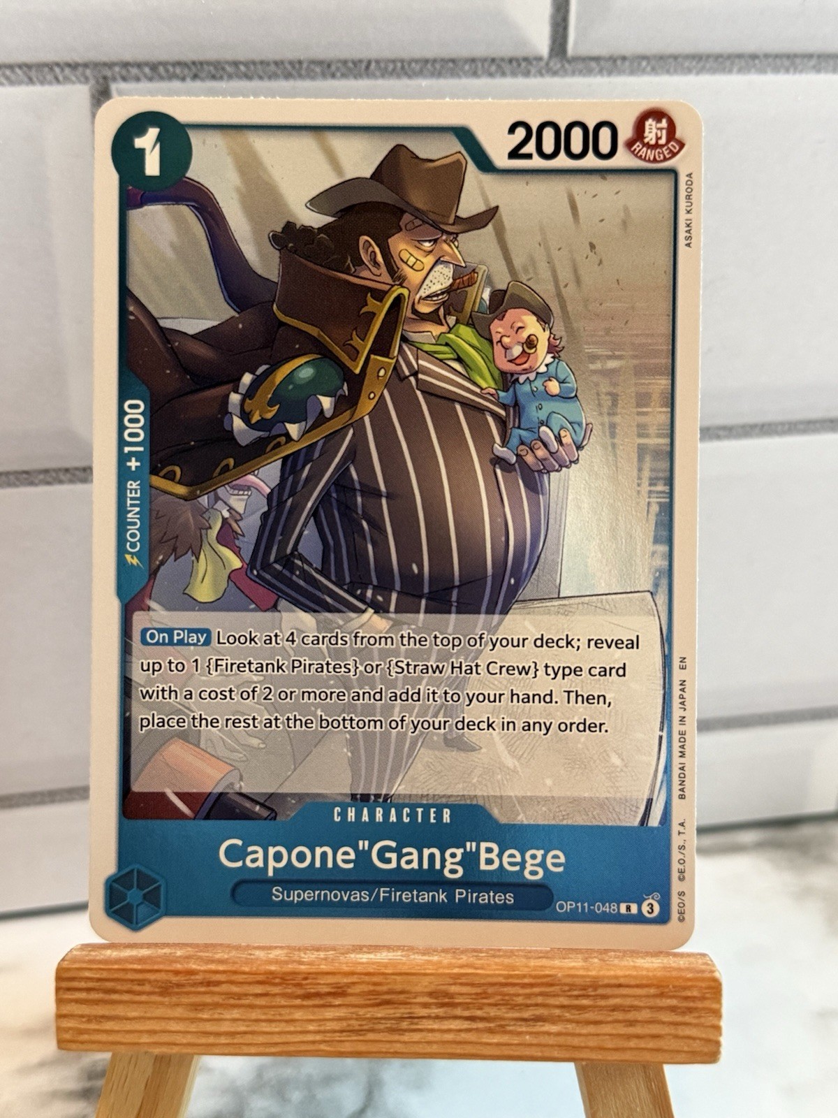 Capone"Gang"Bege - OP11-048 - One Piece A Fist of Divine Speed