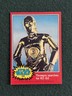 Vintage 1977 3PO Red Series 2 Star Wars Card #124 (EX)