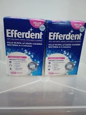Efferent Cleaning Tablets Denture Cleaner (2 Pack) 252 Tablets 