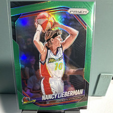 Panini Prizm 2025 WNBA Nancy Lieberman Phoenix Mercury #34 Green Prizm