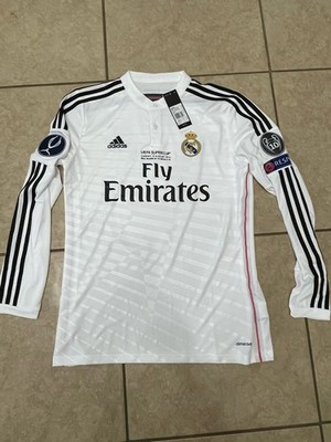 Real Madrid Carvajal Spain UEFA SÚPER CUP Shirt Sz Medium Jersey