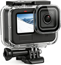 60M/196FT Waterproof Case for Gopro Hero13/Hero12/Hero11/Hero10/Hero9 Black Came