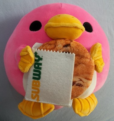 1x ZURU Snackles Serie 2 Kuscheltier Stofftier Plush Schnabeltier Subway Cookie