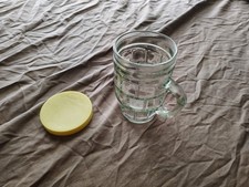 Vintage Barrel Shaped Root Beer Mug Clear Gla...