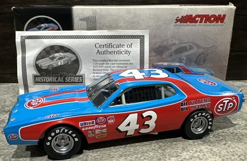 1975 Richard Petty #43 STP Dodge Charger Champion 1/24 Action Historical Nascar