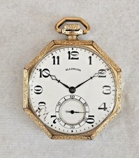 Illinois Pocket Watch Grade 405 Time King Running Well 12 size