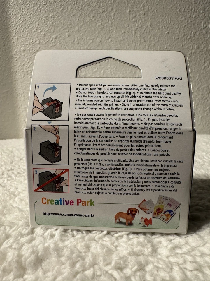 Genuine OEM Canon 241 Pixma Fine Color Ink Cartridge Brand New Sealed  - Image 3 of 4