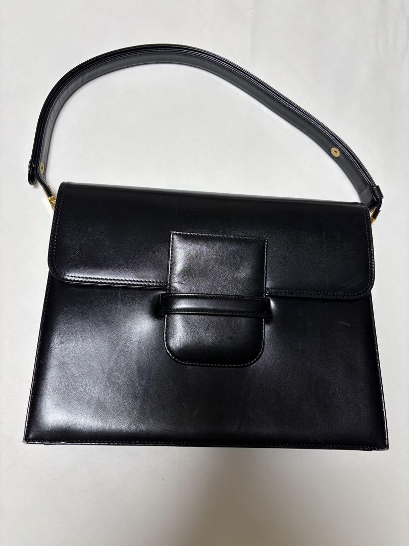 Yves Saint Laurent Black Leather Womens Handbag Luxury Shoulder Bag