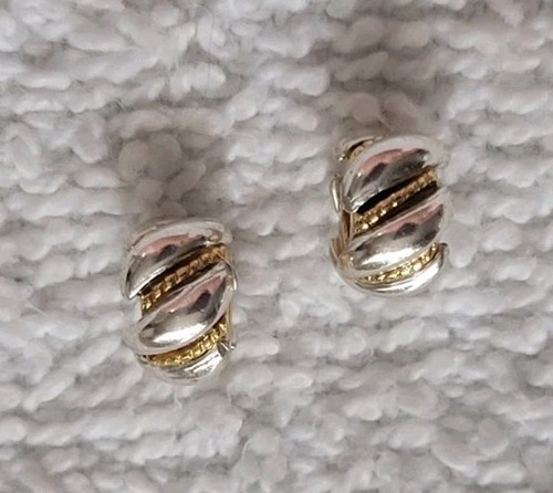Brighton Lot Of 2 MINI Twisted Bliss Beads Silver & Gold NWOT - Picture 2 of 8