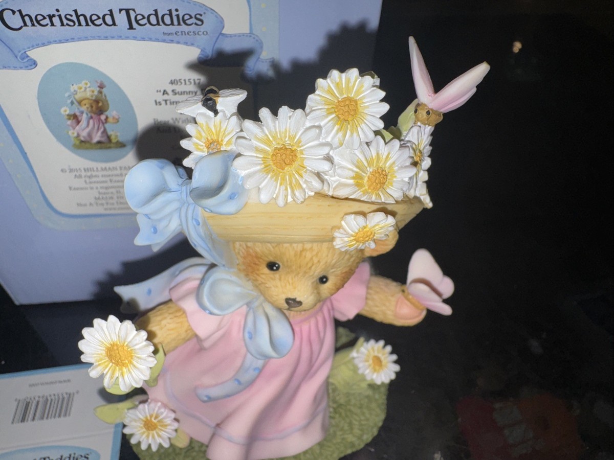 Cherished Teddies daisy Ultra Rare A Sunny Day Is Time To Play
