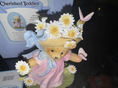 Cherished Teddies daisy Ultra Rare A Sunny Day Is Time To Play