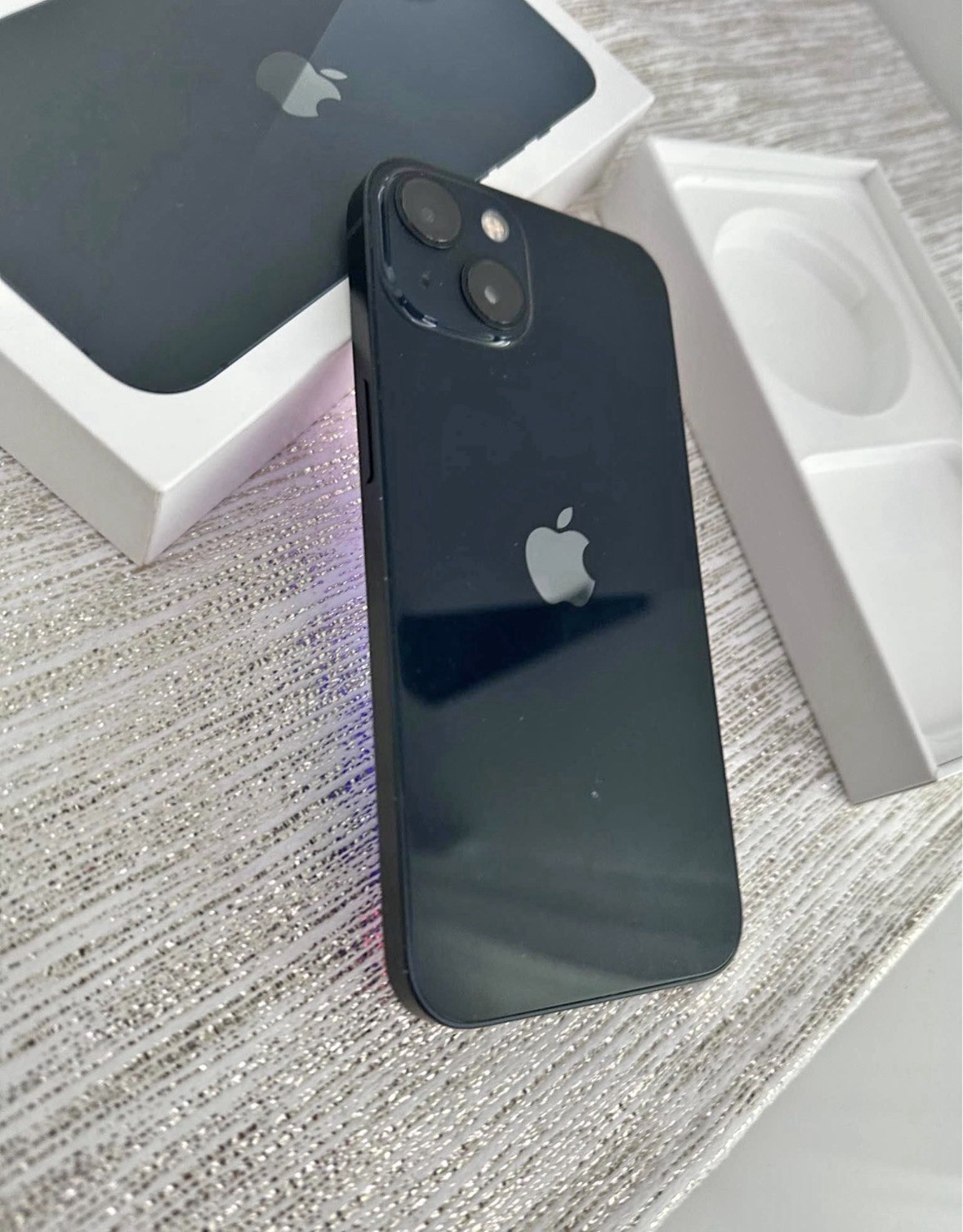 Apple iPhone 13 128 GB Nero iOS Smartphone stile barra con scatola MLPF3QL/A
