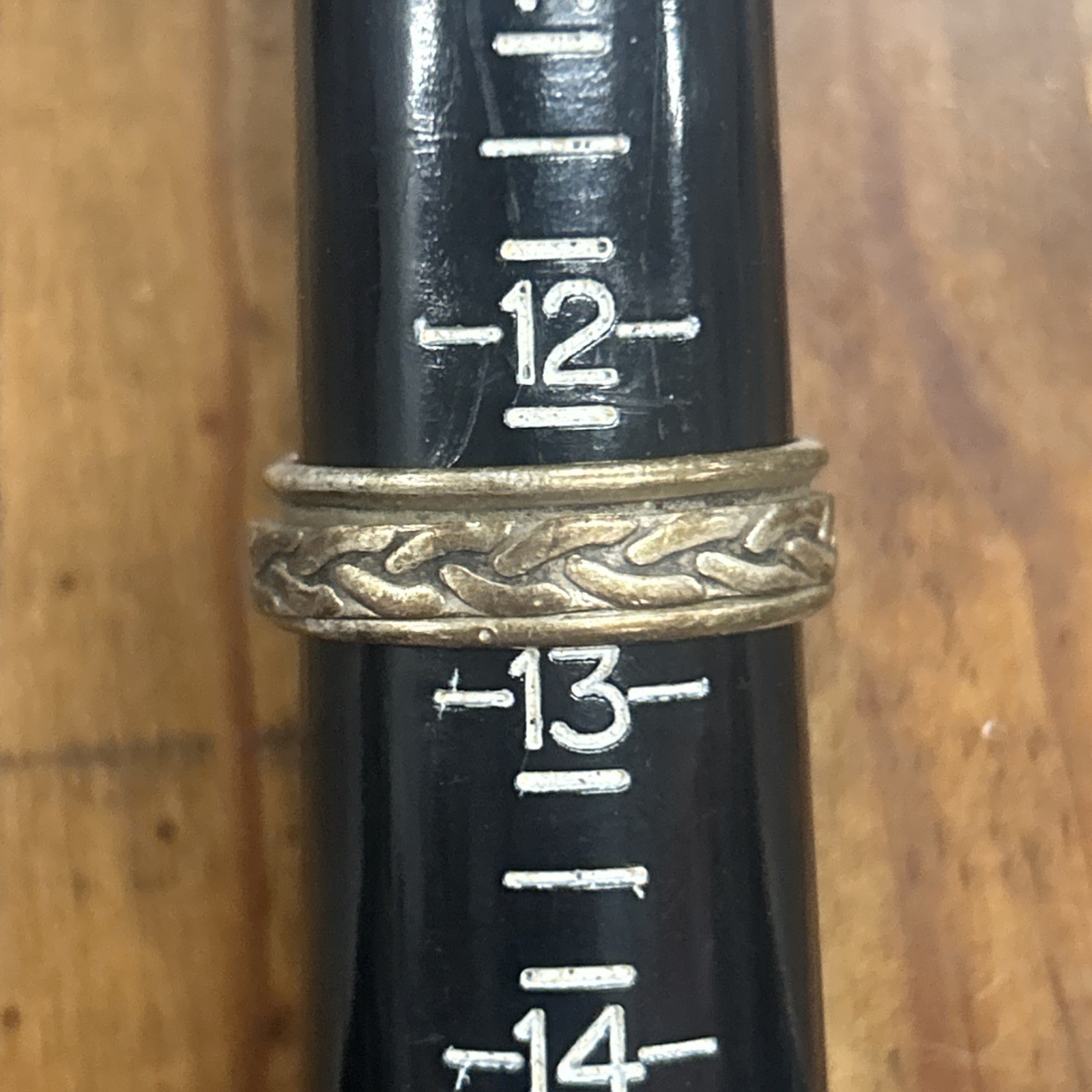 Mexican Sterling Silver Braided Pattern Spinner R… - image 4