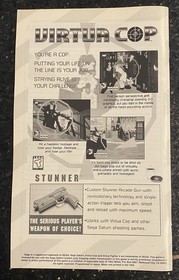 Virtua Fighter 2 Instruction Manual Booklet Sega Saturn Excellent Condition RARE