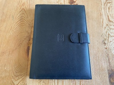 Harry Winston Notizblock Leder schwarz 18 x 25 cm
