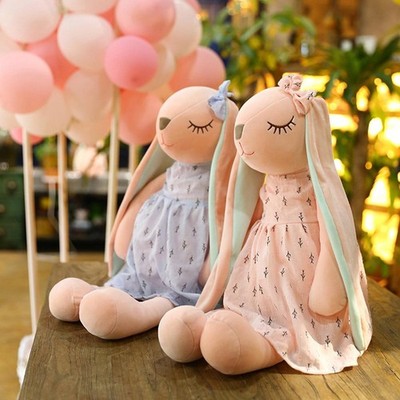 14 Zoll süßer Hase von Soothing Rabbit Puppe Schlafpuppe, Stofftiere Spielzeug.