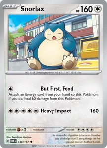Snorlax 136/167 Twilight Masquerade Uncommon