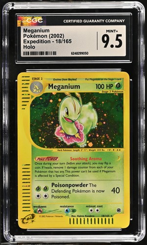 Meganium graded CGC 9.5 for sale on eBay