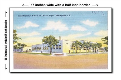 Alabama 1940s - Industrial High School for Colored Pupils, Birm - 11x17 Poster