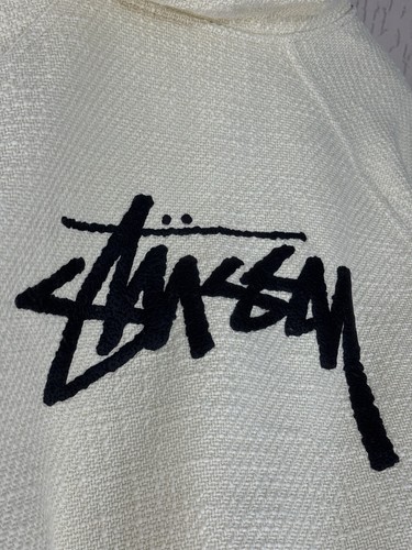 NWT Nike x Stussy NRG Pullover Hoodie Natural SS22 Fossil Unisex Size L Beige - Picture 13 of 15