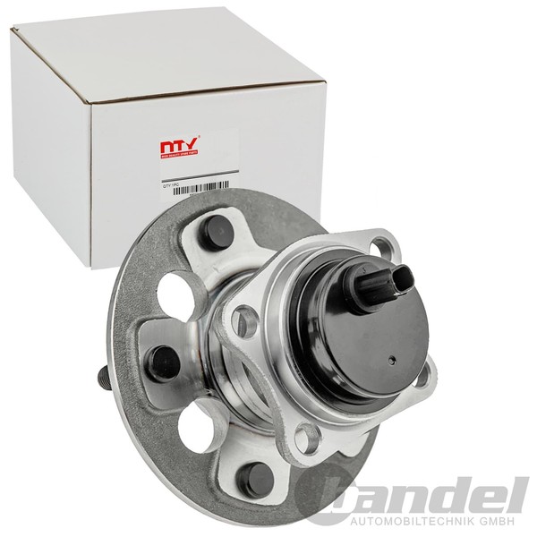 NTY RADLAGER-SATZ MIT ABS-SENSOR MIT Radnabe Hinten Passend FÜR Toyota Auris-image