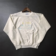 True Vintage Georgia Shirt Adult Medium Ivory Single Stitch 1980s Made in USA