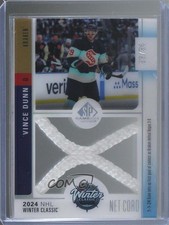 2024 Upper Deck SP Game Used Winter Classic Net Cord Relics 12/35 Vince Dunn 0g4